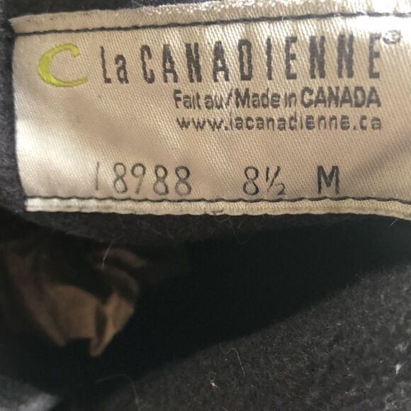 COPY - 🎯 La CANADIENNE BLK Leather Waterproof Ankle Boots - Picture 8 of 8